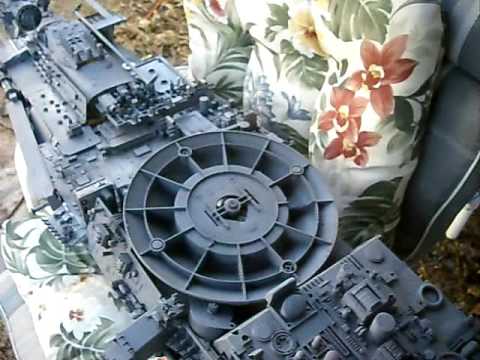 Alien Reborn update 2 - USCSS Dreadnaught model miniature, 2011