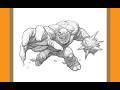 Frank Cho Drawing Demo Clayface