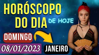 HORÓSCOPO DO DIA DE HOJE - DOMINGO - 08 DE JANEIRO DE 2023 PREVISÕES PARA TODOS OS SIGNOS | 08/01/23