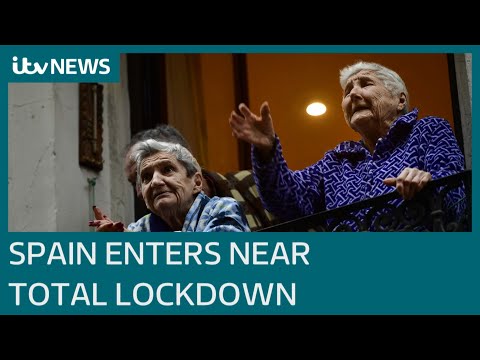 British tourists in limbo as Spain enters lockdown amid coronavirus outbreak | ITV News