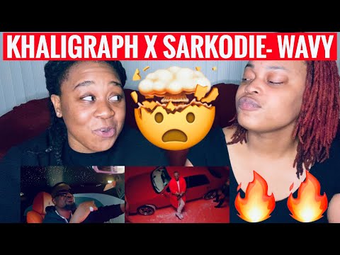 KHALIGRAPH JONES X SARKODIE - WAVY{ OFFICIAL VIDEO} | REACTION |