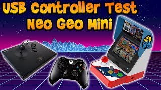 Testing Controllers On The Neo Geo Mini! Do USB Controllers Work?