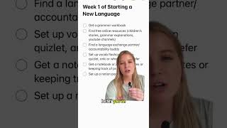 First steps to learn a new language in 2025