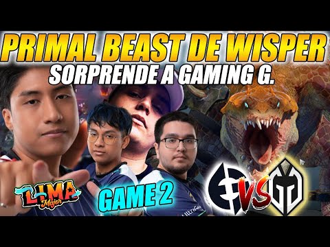 😲PRIMAL BEAST DE WISPER SORPRENDE A GAMING G.😲 EG vs GAMING G.(GAME 2) | 26K DE ORO MIN 24 -  GAME 2