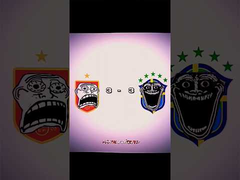 Spain VS Brazil Highlights 🛐🔥 #spain #brazil #trollface