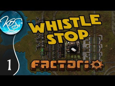 Whistle Stop Factorio Ep 1: TRAIN WORLD MOD! - Mod Spotlight, Let's Play, Gameplay