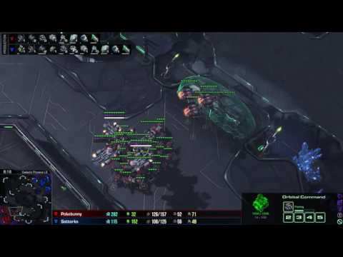 Starcraft 2 - TvT - Pokebunny vs Sottorks on Galactic Process
