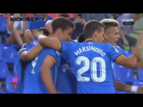 Golazo de Ángel en el Getafe FC 1 -  SD Eibar 0 | Audio: Miguel Angel Roman 2018-2019 HD