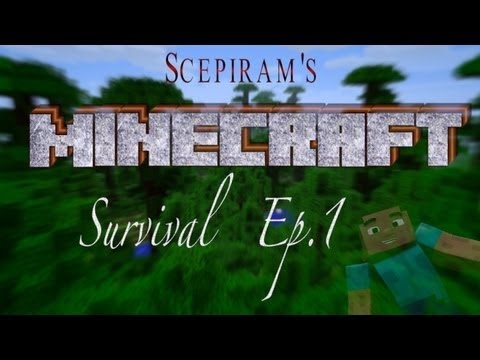 Minecraft Big Biomes Survival Ep.1- A New Dawn