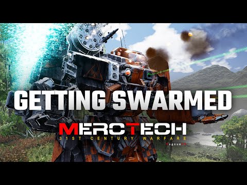 Too many Enemies!!! - Mechwarrior 5: Mercenaries MercTech Episode 8