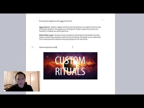 Removing Life Negativity With Zagan And Michel