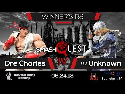 SmashQuest IV - HQ | Unknown (Shiek) vs Dre Charles (Ryu) - Winner's R3