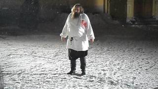 фрагмент со съемок фильма Распутин