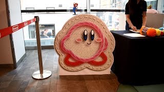 Kirby's Extra Epic Yarn Launch Event at Nintendo NY