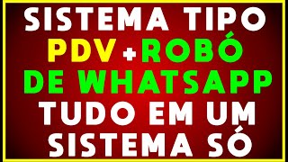 Sistema para Delivery 2022+ impressora+Rob de atendimento  no Whatsapp