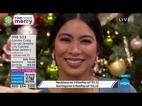 HSN | Connie Craig Carroll Jewelry Collection Gifts 11.14.2022 - 03 PM