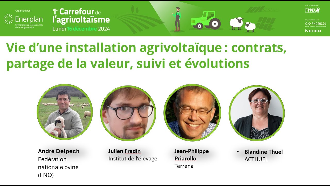 Enerplan Agrivoltaïsme 06 Vie d’une installation agrivoltaïque
