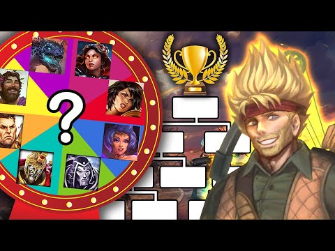 Full Random God 10,000 Gem Duel Tournament! RANDOMIZER ROYALE! - Smite Duel Tournament