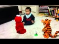 Colin With Tickle Me Elmo 12 28 2014