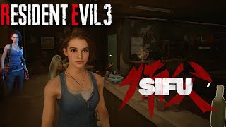Sifu Hallway Fight Resident Evil 3 Remake Jill Valentine Default