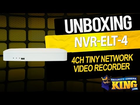 Unboxing - NVR-ELT-4 - 4CH Tiny Network Video Recorder