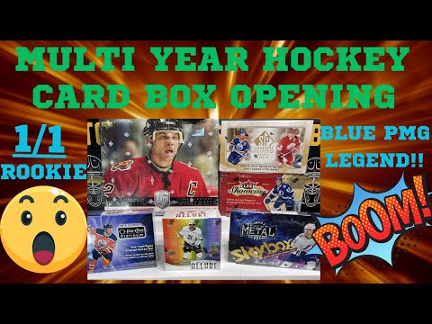 *****BIG HITS***** OPENING MULTI YEAR HOCKEY CARD BOXES