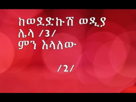 TIlahun Gessese "min tadergiwalesh" lyrics