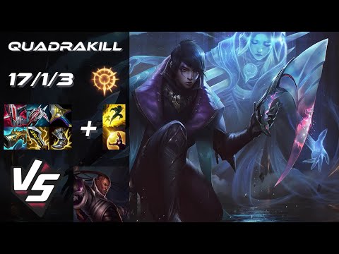 BOTTOM Aphelios vs Lucian [QUADRAKILL] - NA Master Patch 14.10