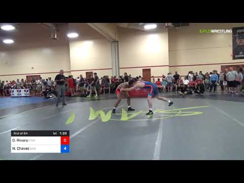 2018 Marine Corps US Open/UWW Junior Freestyle 65 Rnd Of 64 - Oliver Rivero (Othe) Vs. Nikolas Cha