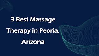 3 Best Massage Therapy in Peoria, Arizona | Massage Studios