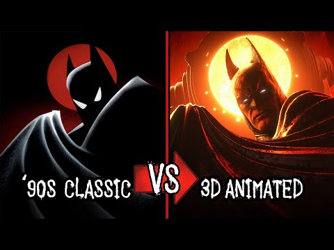 I remade Batman Animated Series' intro in 3D [ Side-By-Side Comparison ]