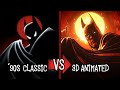 I remade Batman's animated series intro in 3D | Side by side comparison