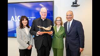 Cardinal Dolan Honored by AJC for Fighting Antisemitism and Strengthening Jewish-Catholic Relations