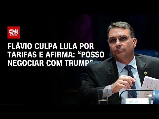 “Posso negociar com Trump”, afirma Flávio Bolsonaro ao culpar Lula por tarifas | CNN 360º