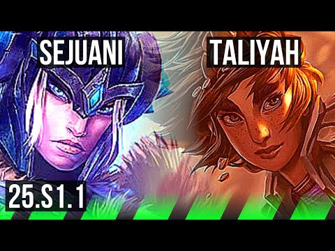 SEJUANI vs TALIYAH (JGL) | BR Grandmaster | 25.S1.1