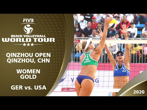 Women's Gold Medal: GER vs. USA | 3* Qinzhou (CHN) - 2020 FIVB Beach Volleyball World Tour