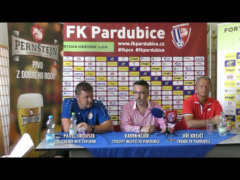 Tisková konference: FK Pardubice - MFK Chrudim  (5. kolo)