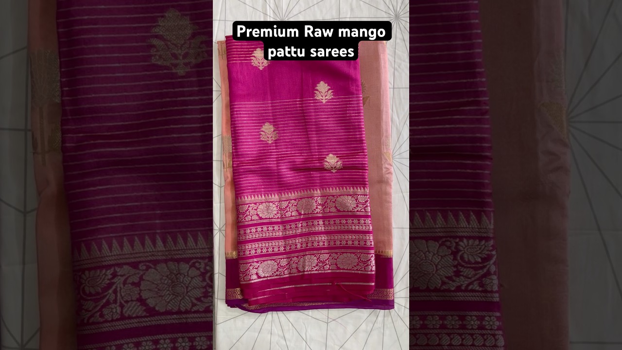 Raw mango pattu #saree #sarees #pattusarees #handloom #handloompattusarees #rawmango #pattu