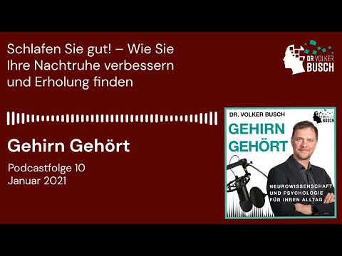 Schlafen Sie gut - Wie Sie Ihre Nachtruhe verbessern und Erholung finden