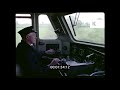 1960s UK Train Driver In Cab POV From Train Countryside 35mm