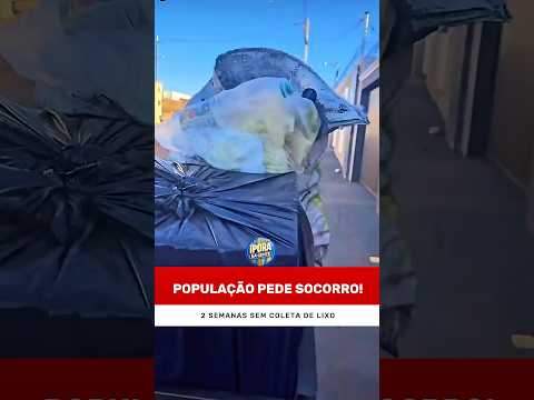 Moradores denunciam falta de coleta de lixo em Iporá! #iporá