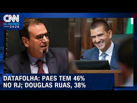 Paes tem 46% dos votos válidos no 1º turno no RJ; Ruas, 38 %, diz Datafolha | CNN ELEIÇÕES