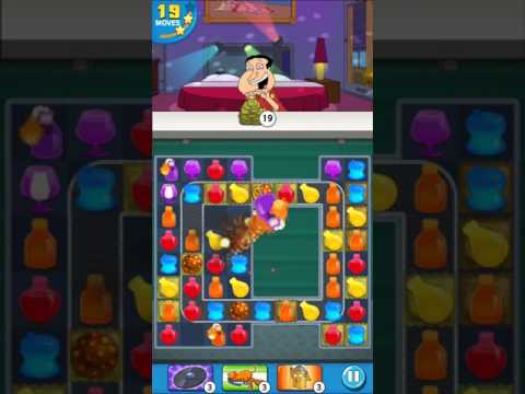 Family Guy - Another Freakin' Mobile Game : Level 59 - 3 stars! No Boosters!