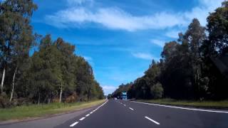 Beautiful Summer Drive On A9 Road To Dunkeld Highland Perthshire Scotland