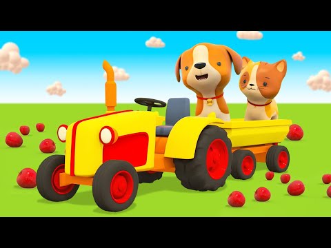 Helper cars cartoons full episodes & Farm vehicles. Street vehicles for kids & trucks for kids.