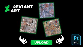 🏴 :: how to upload psd on DeviantArt using desktop