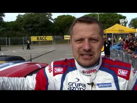 Maciek Szczepaniak - po 10. OS - Rajd Hiszpanii 2014