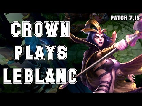 SSG Crown Plays Leblanc vs Twisted Fate Mid - S7 Ranked | Patch 7.15