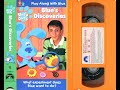 Opening To Blue S Clues Blue S Discoveries Canadian VHS 1999