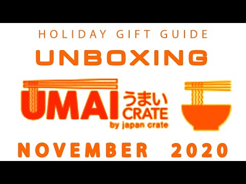 Japanese Holiday Gift Guide! Umai Crate November 2020 Unboxing!